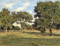 Untitled (French Pasture with Trees)