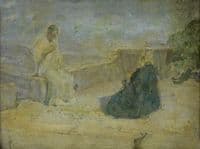 Christ and Nicodemus (Early Study)