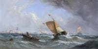 Fishing Boats Hauling Nets near Lowestoft