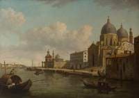View of the Church of Santa Maria della Salute, Venice, Looking East