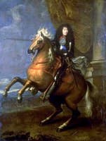 Equestrian Portrait of Louis XIV