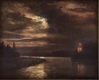 Moonlight over Elbe