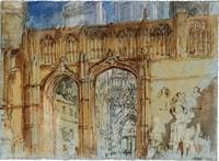 Rouen Cathedral, The Entrance to the Bookseller's Court with the North Porch Beyond
