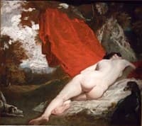 Reclining Female Nude in a Landscape