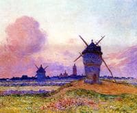 Sunset at Bourg de Batz, Brittany