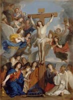 Christ on the Cross with Angels