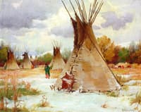 Squaw Winter, Crow Reservation, Montana