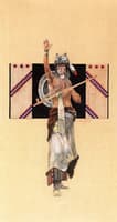 Indian in Wolf Head