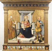 Virgin and Child with Saint Michael and Saint Blaise