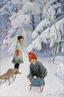 Children in the Snow