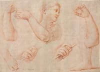 Study of a Young Woman Playing a Tambourine