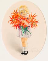 Girl with Flowers