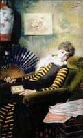 Lady with the Fan