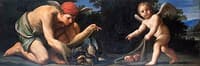 Mercury Snares Birds, Cupid Hearts