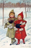 Children in the Snow