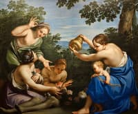 Story of Venus and Diana - The Metamorphosis of the Dead Adonis
