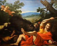 Story of Venus and Diana - Death of Adonis
