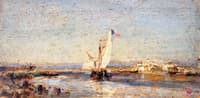 Martigues, tartane sur le canal de Caronte