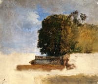Venise, éude du jardin français