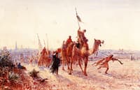 Caravane revenant de la Mecque
