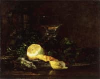 Lemon and Wine Glass
