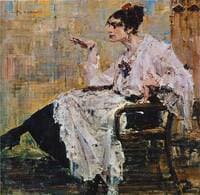 Woman with a Cigarette