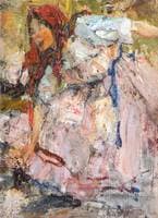 Woman in Red Kerchief