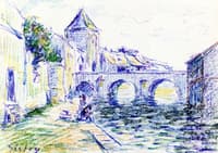 View of Moret-sur-Loing