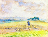 Shepherd and Sheep, Éragny