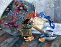 Still Life with Japanese Fan