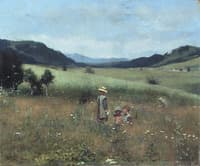 Four Girls in a Meadow, Baie-Saint-Paul