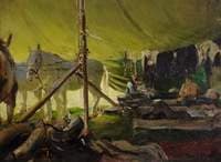 Corner of the Horse Tent (Sanger's Circus)