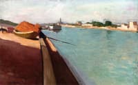 The Tow Path, Parisian Suburb