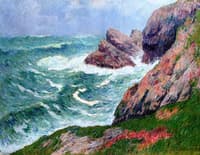 Waves at Pen-men, Île de Groux