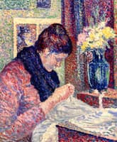 Woman Sewing