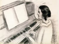 Portrait of Henriette Playing the Piano