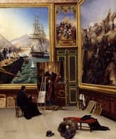Philippe Lefebvre in Room 103 of Versailles Museum