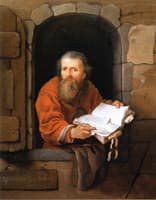 A Notary with a Book