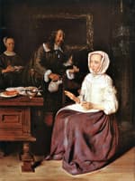A Man Offering a Glass of Wine to a Woman