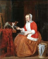 A Woman Playing with a Dog