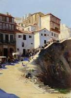 Street Scene in Vigo, Spain
