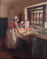 Maids with Pigeons
