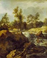 Landscape with Waterfall