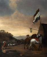 Cavalier Changing Horses