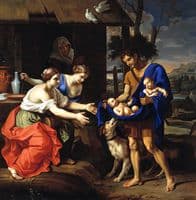 The Shepherd Faustulus Bringing Romulus and Remus to His Wife