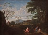 Landscape with a Woman Washing Her Feet