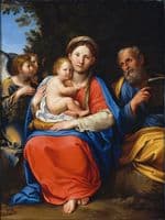 Holy Family with Angels