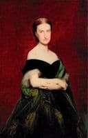 Portrait of Maria Carolina Augusta of Bourbon, Duchess of Aumale