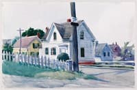 White House with Dormer Window