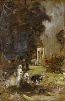 Study of a Garden Scene